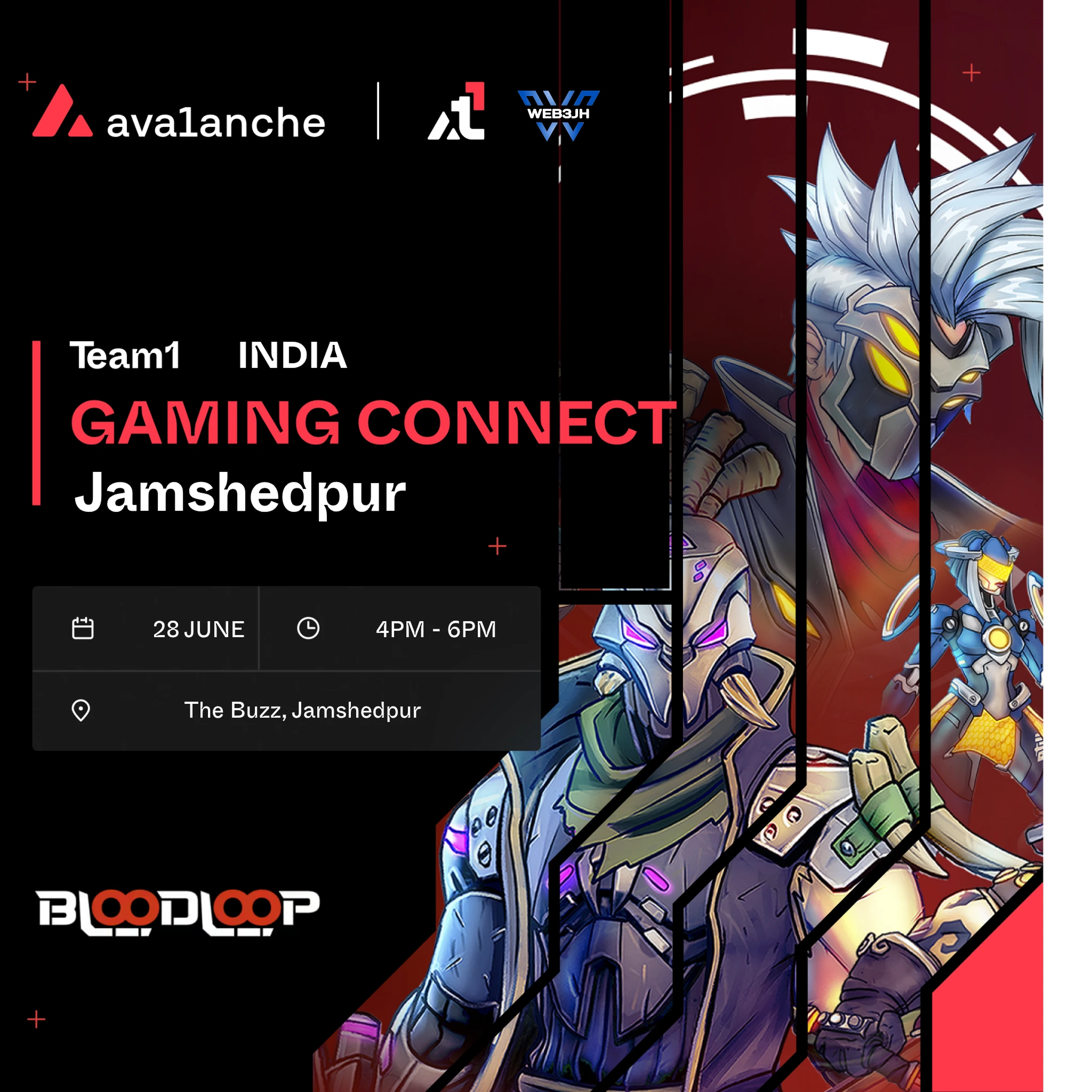 Avalanche Gaming Night - BloodLoop event in Jamshedpur on 28th June 2025 - Image 1