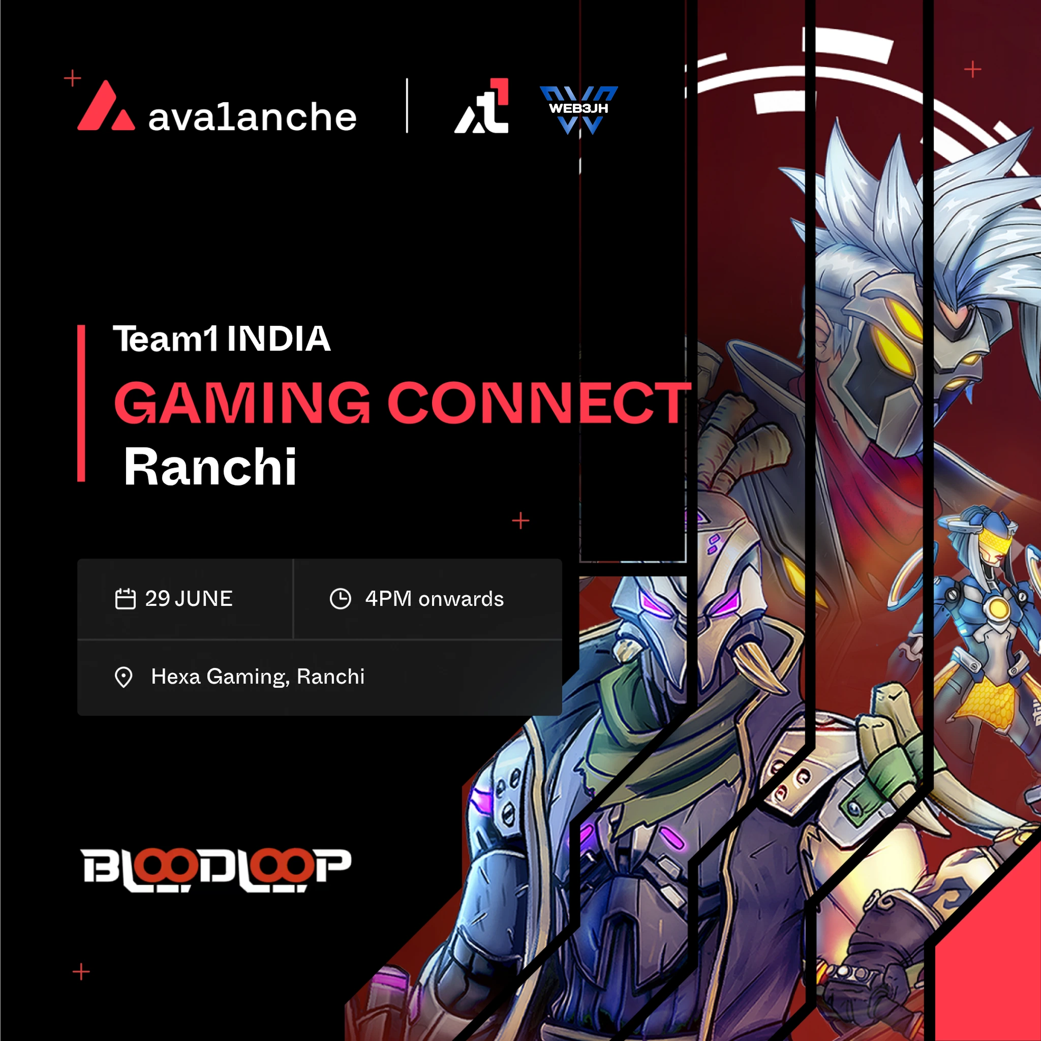 Avalanche Gaming Night - BloodLoop event in Ranchi on 29th June 2025 - Image 1